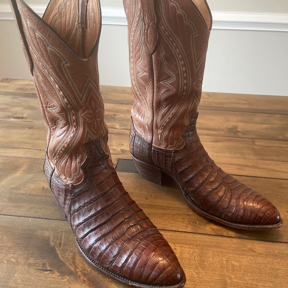 Caiman Belly Larry Mahan Boots